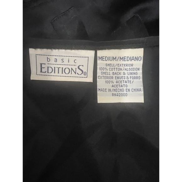 Basic Editions Medium Halloween Vest Ghosts Bats Novelty Holiday Costume Party - Picture 6 of 9